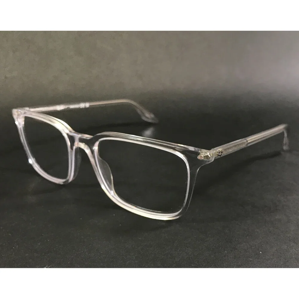Ray-Ban Eyeglasses Frames RB5421 2001 Polished Clear Square Full Rim 53-19-145